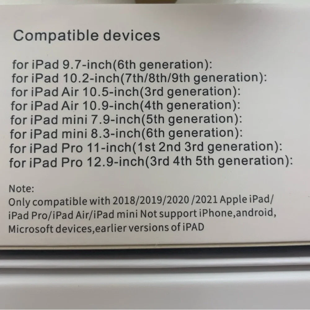 White Stylus Pen for iPad